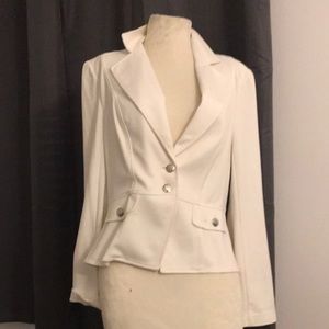 White House Black Market white Jacket